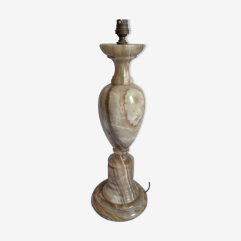 Pied de lampe ancienne en marbre