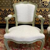 Paire de fauteuils Louis XV restaurés
