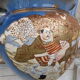 Japan vase satsuma enamelled pottery