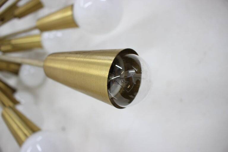 Rare Mid Century Chandelier Sputnik, Atomic, 1960s