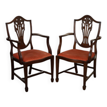 Chaises d'Appoint Victoriennes Hepplewhite Carver