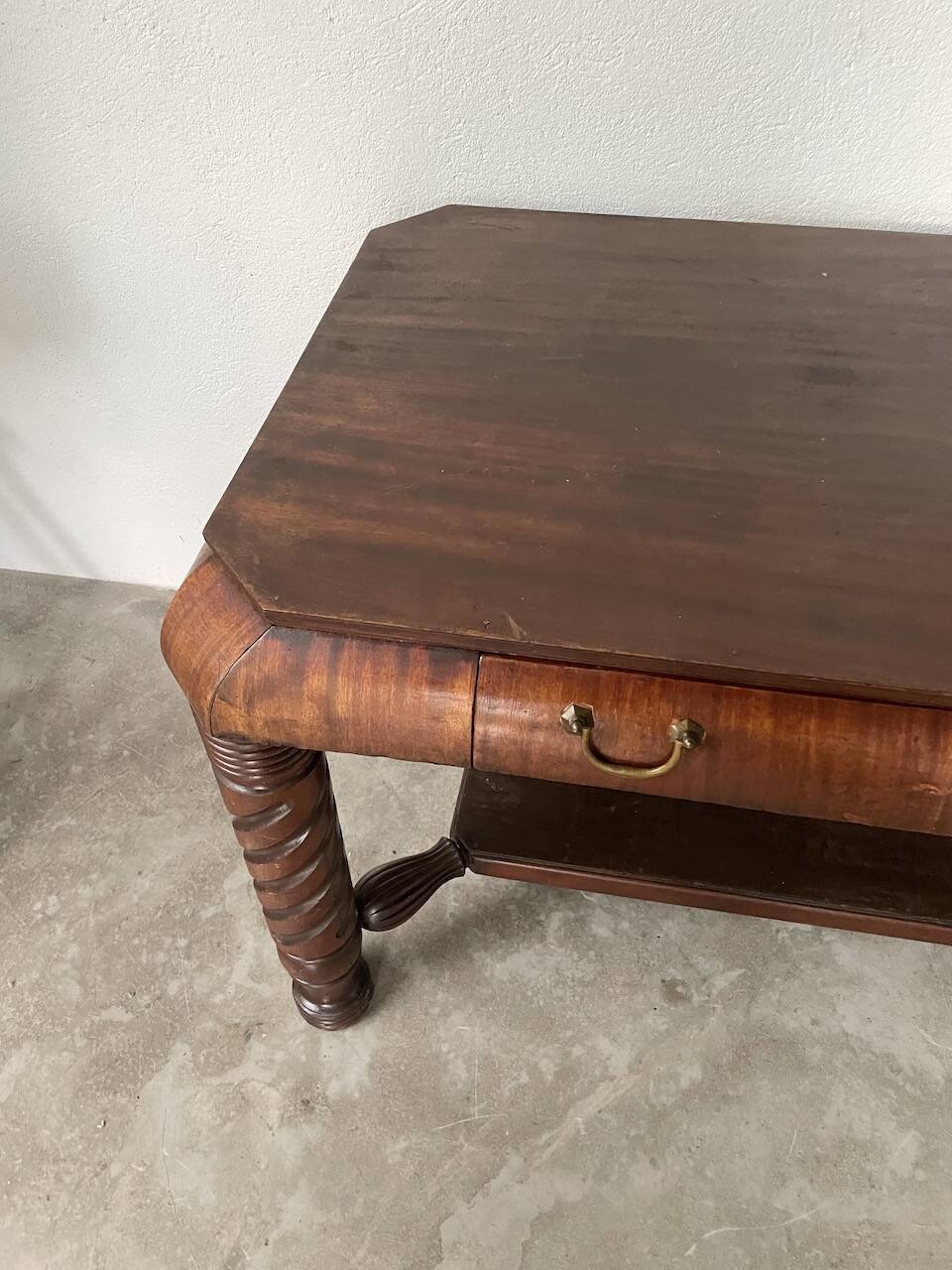 Bureau console acajou 1900