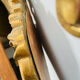 Classic oval gold mirror 75x42cm