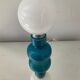 Vintage lamp of the 70s in ceramic and opaline