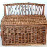 Vintage wicker box