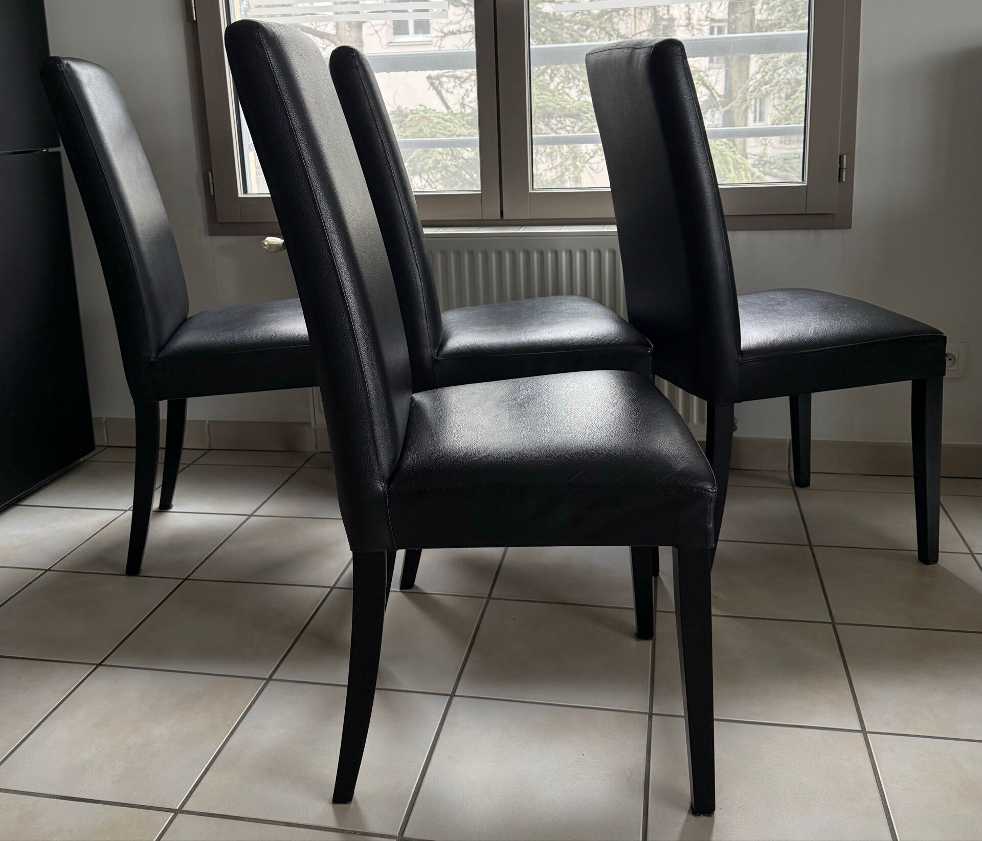 Set of four chairs