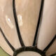 Vintage glass wall lamp