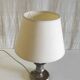 Table lamp in tin, candlestick shape - mid 20th century.