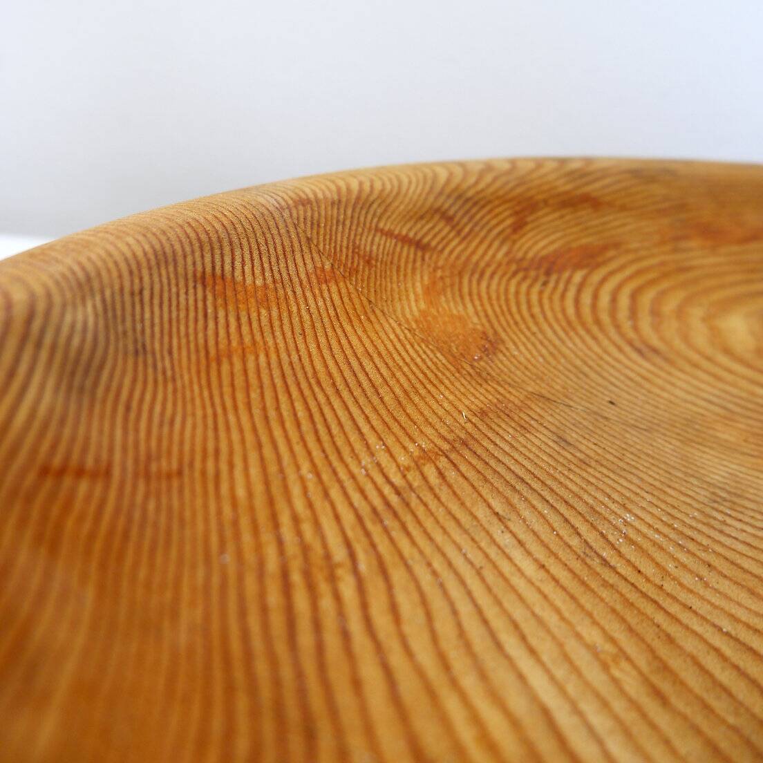 Grande coupe à fruits / centre de table en bois sculpté - 20ème