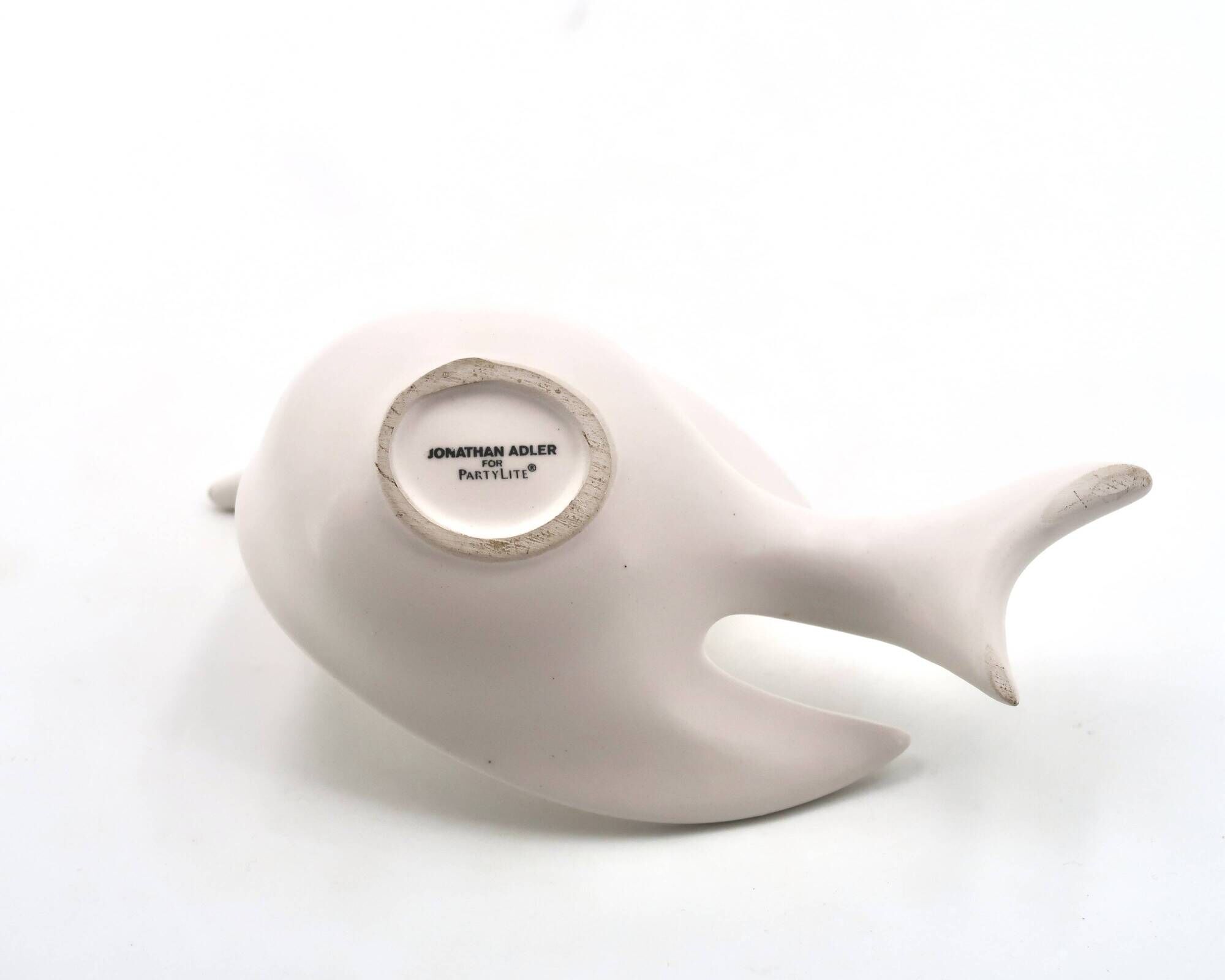 Ceramic peace dove candlestick by Jonathan Adler