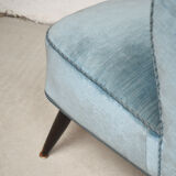 Pair of cocktail armchairs, 1960s