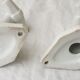 Pair of porcelain hooks
