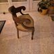 Fauteuil à gondole style Empire-Restauration