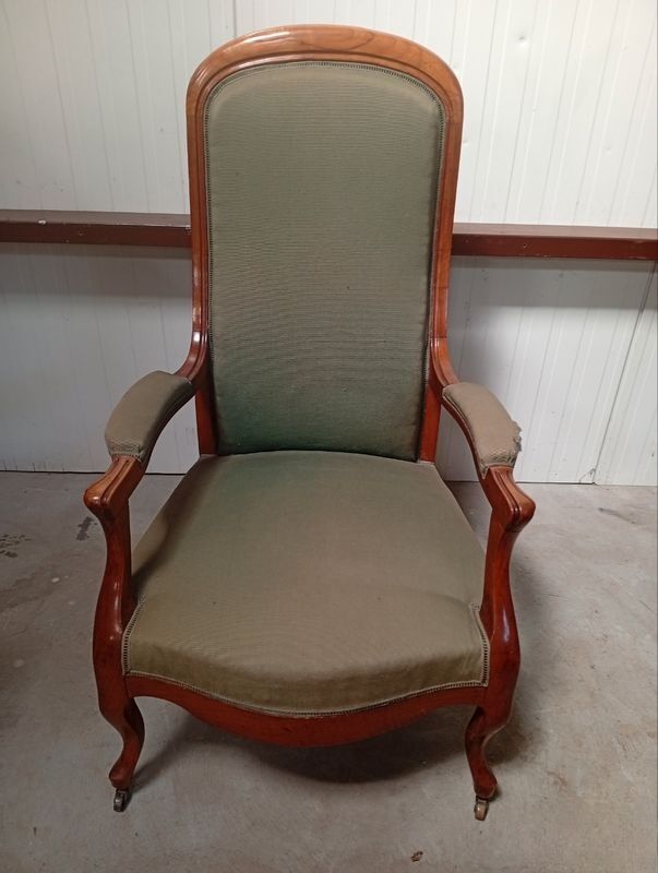 Antique Voltaire armchair