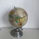 Vintage Globe 1950 Earth Girard Barrère Cream - 28 cm