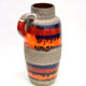 West Germany Fat Lava Ceramic Umbrella Stand, 1970s