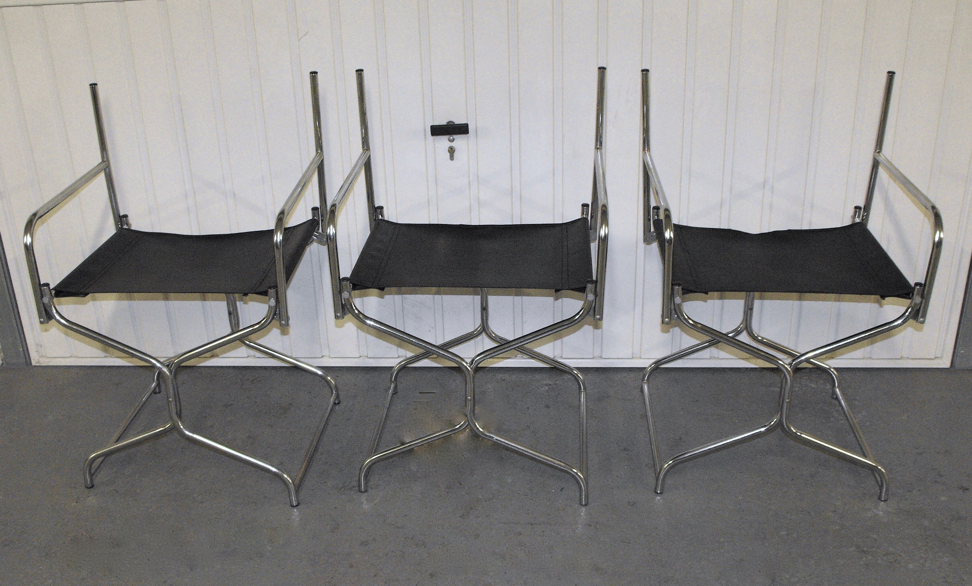 Lot de 3 chaises pliantes vintage