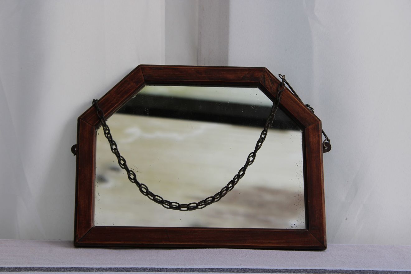 Wooden mirror