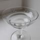 Lot of 6 crystal champagne glasses engraved 50s