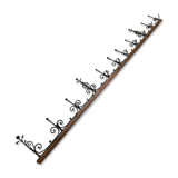 large wall-mounted coat rack