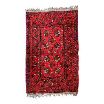 Tapis tribal afghan Ersari antique des années 1920 80 cm x 126 cm - 1C1254