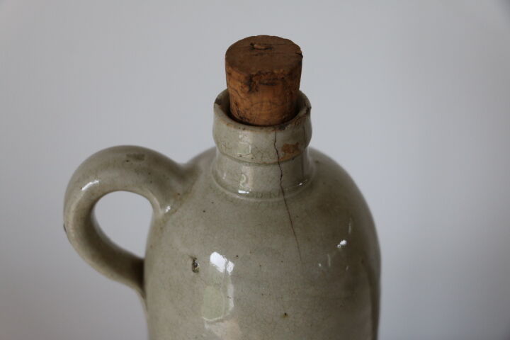 Bottle/soliflore in glazed stoneware
