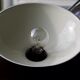 Art Deco Vintage brown and white enamelled suspension duo