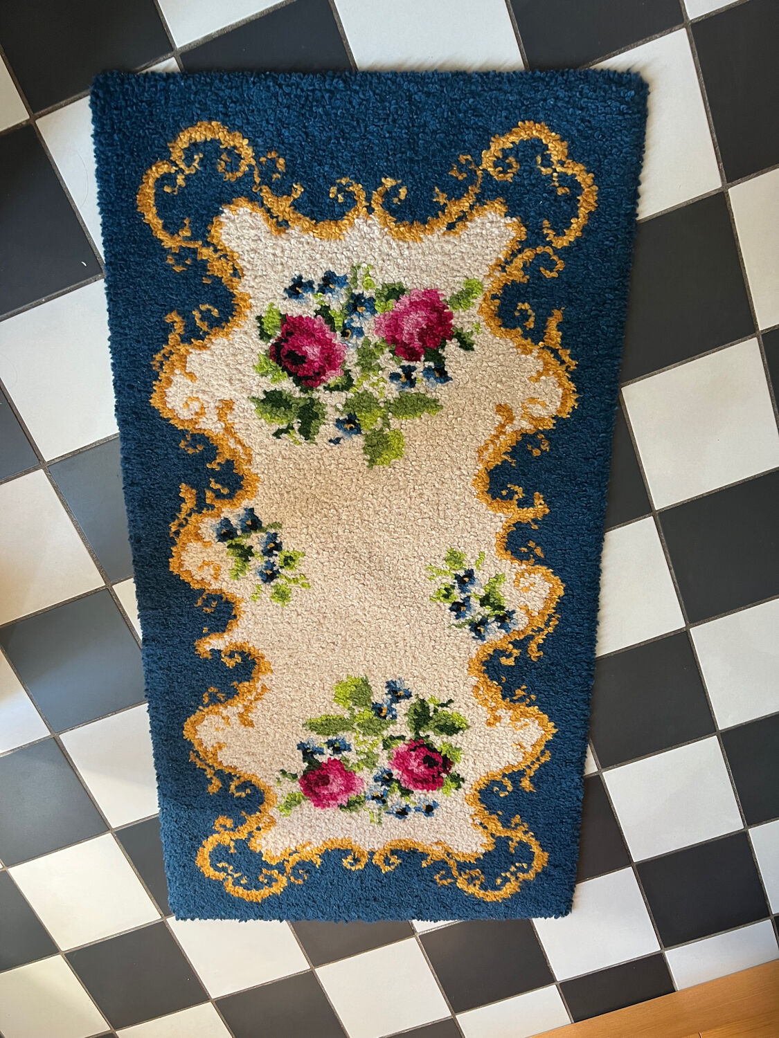 Vintage wool rug