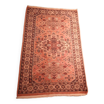 Old wool carpet Pakistan region Karachi 122x80