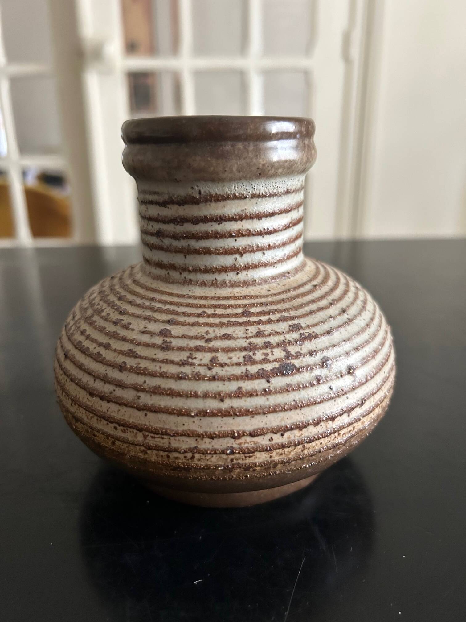 3 stoneware vases 1970