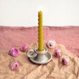 Vintage sandstone candlestick