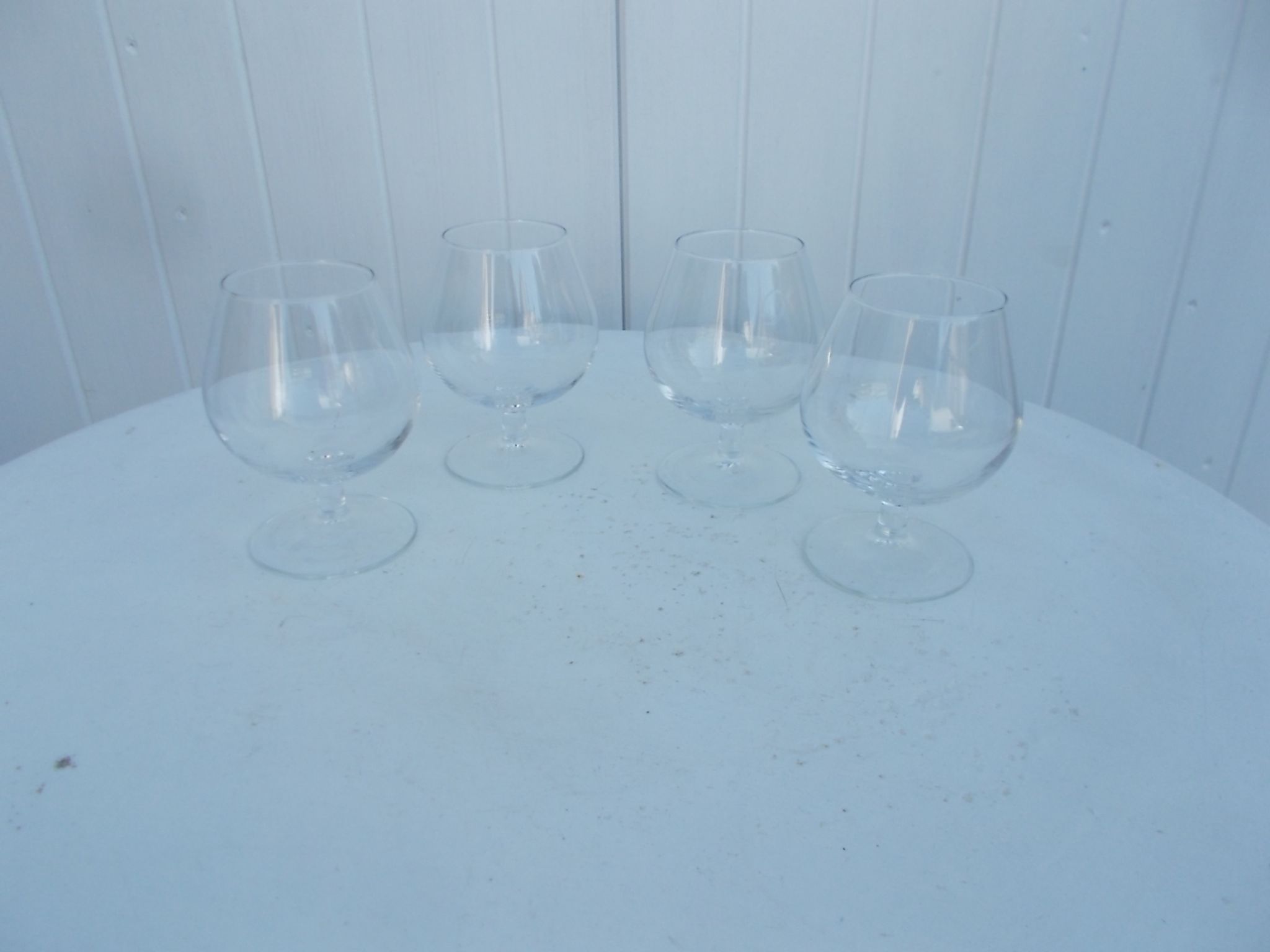 4 verres à cognac Arc France