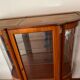 Louis XVI style silver showcase In marquetry