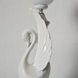 Vintage swan table lamp