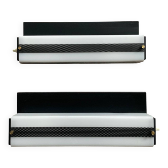 Pair of Niek Hiemstra wall lights from the 50s-60s