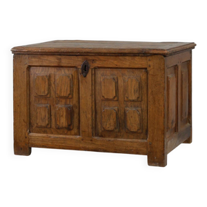 Coffre ou malle en chêne