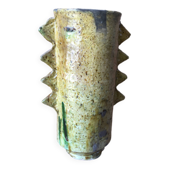 Poterie de tamegroute en terre cuite émaillée