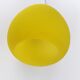 Vintage pendant lamp acid yellow 1970