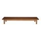 XL slatted teak bench from the 1960s