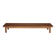 XL slatted teak bench from the 1960s