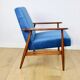 Vintage Easy Armchair 'Lis', 1970s blue - 2 pieces available