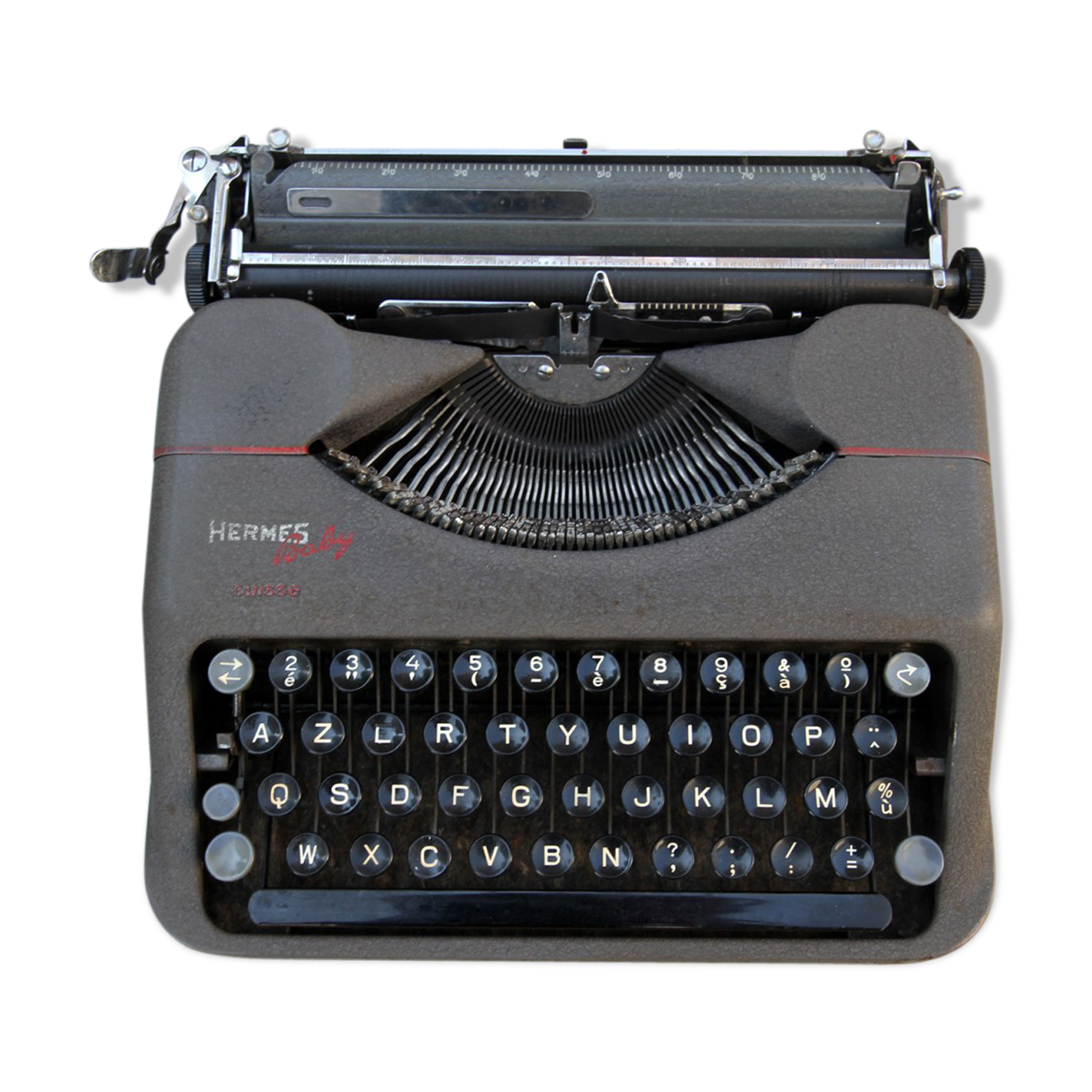 Hermes Baby Noir typewriter from the 1950s