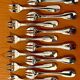 Christofle Cluny 12 oyster and shellfish forks