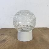 Plafonnier en porcelaine blanche vintage, années 1970
