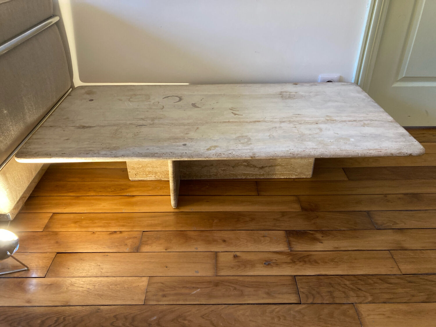 Table basse en travertin 1970