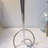 Vase soliflore en métal chromé Black + Blum