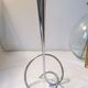 Soliflore vase in chrome metal Black + Blum