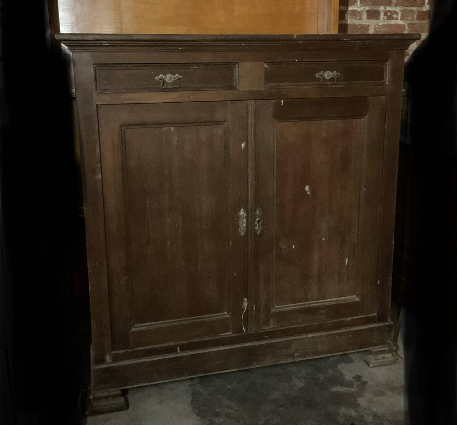 Parisian wooden wardrobe