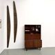 Teak and brass bookshelf designed by Peter Løvig Nielsen, CI.