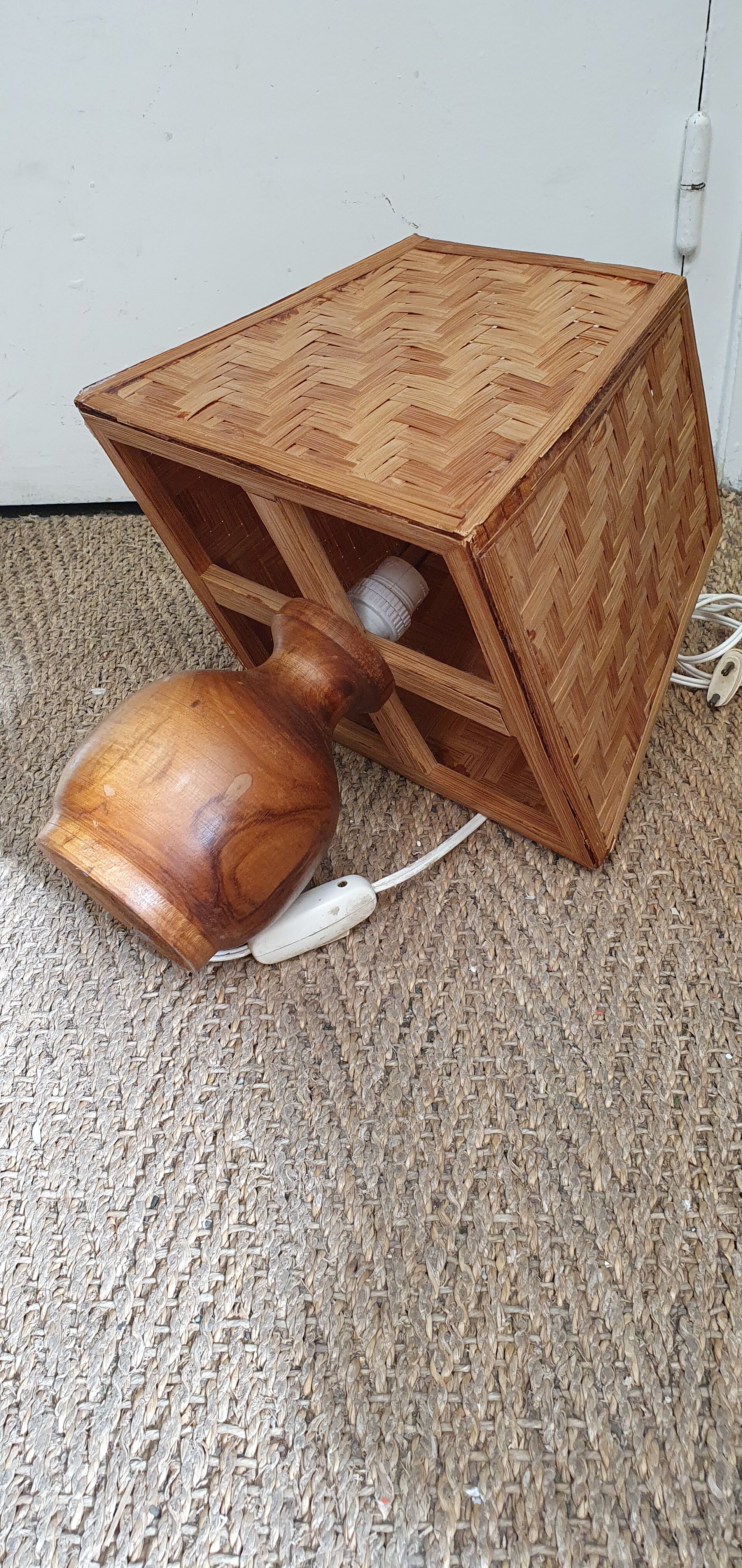 Bedside lamp Reunion Island 1970